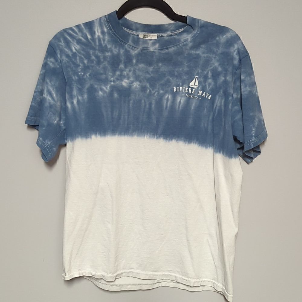 Riviera Maya Mexico Tie Dye Short Sleeve Shirt
